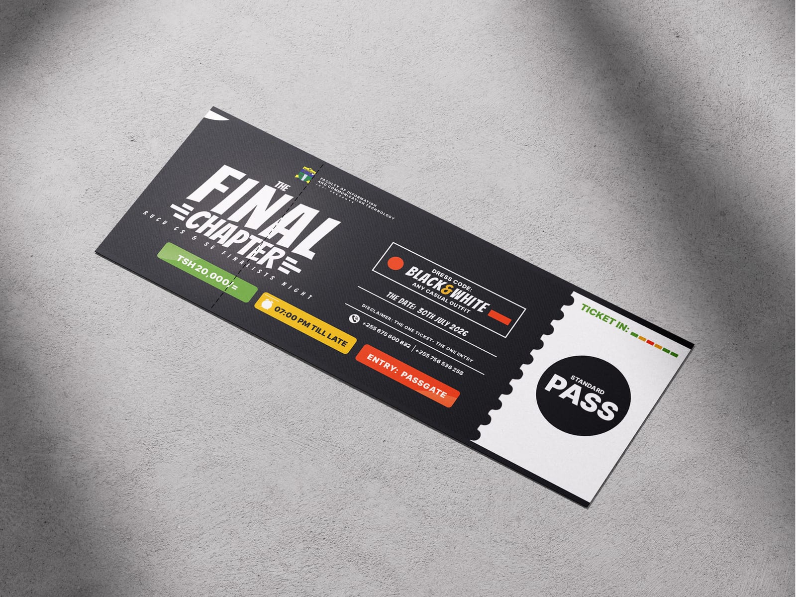 Ticket Mock – Print Designs