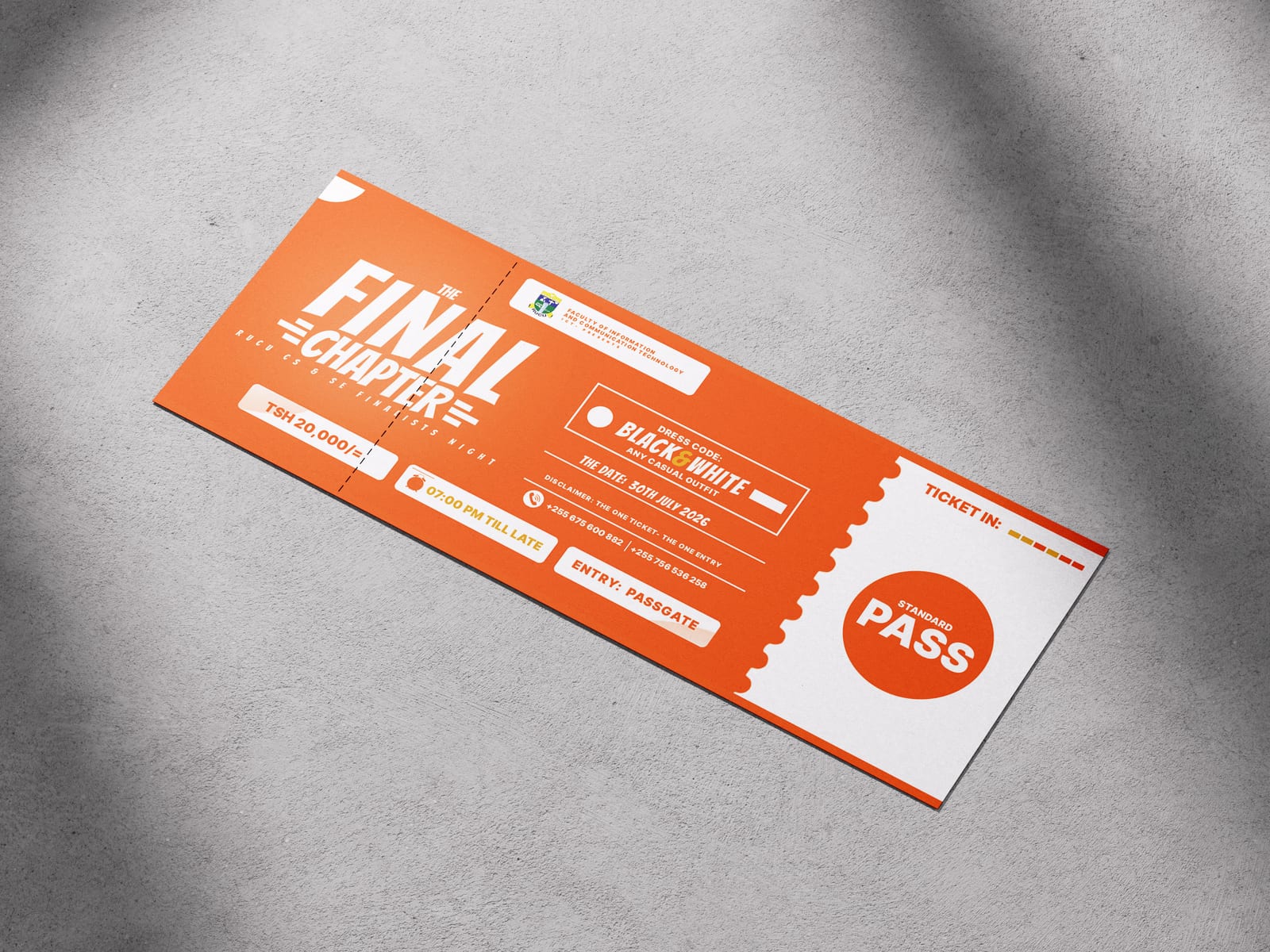 Ticket Mockup – Print Designs