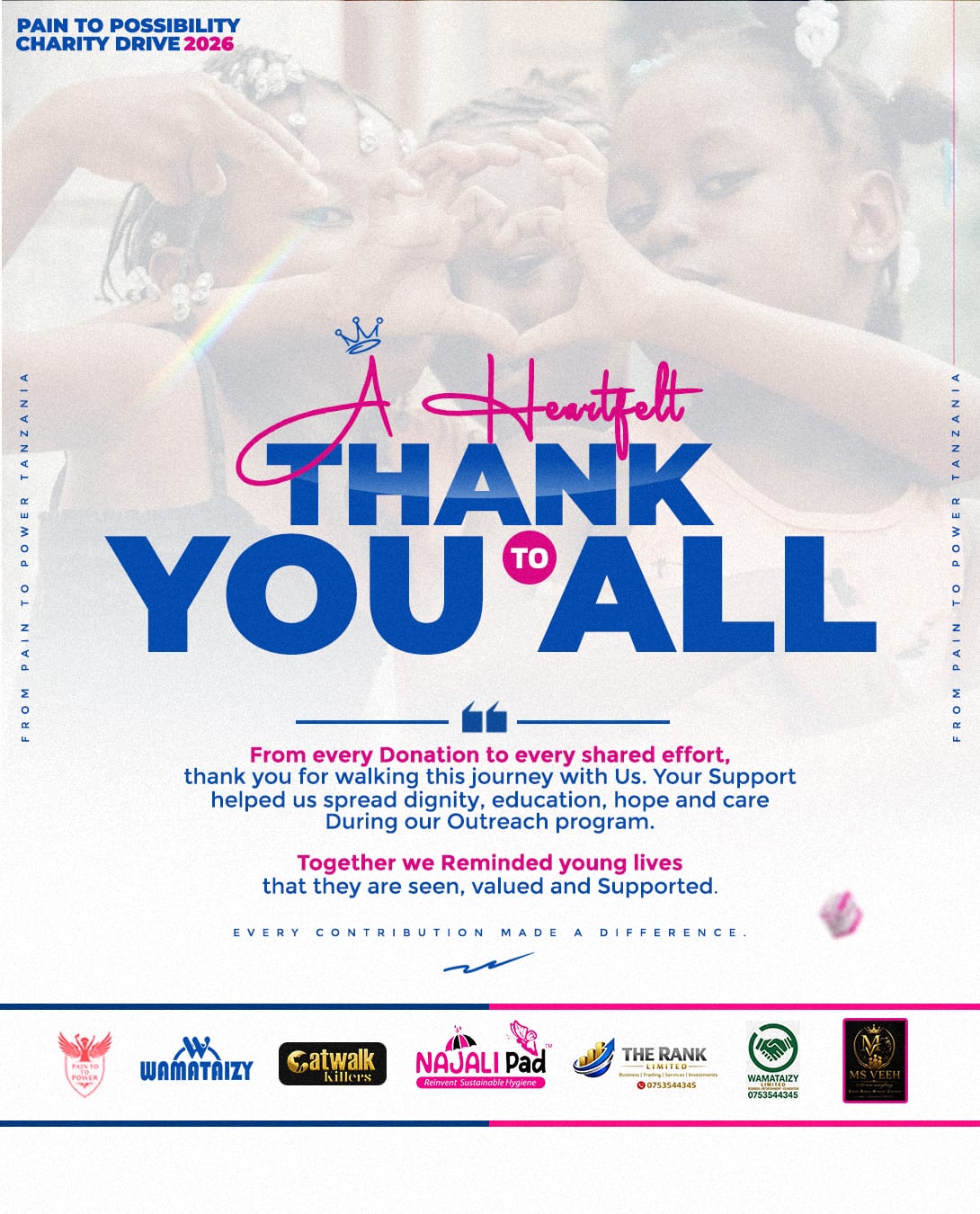 Charity Thanks – Social Media